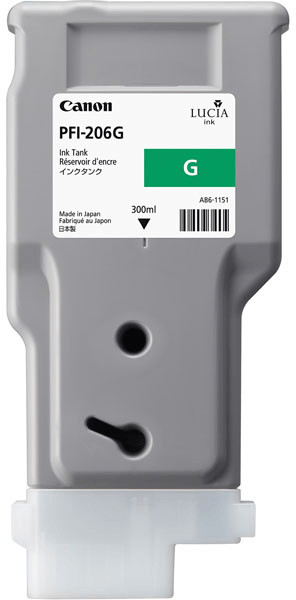 Original Canon PFI206G | 5310B001 Tinte Grün ( 2023 )
