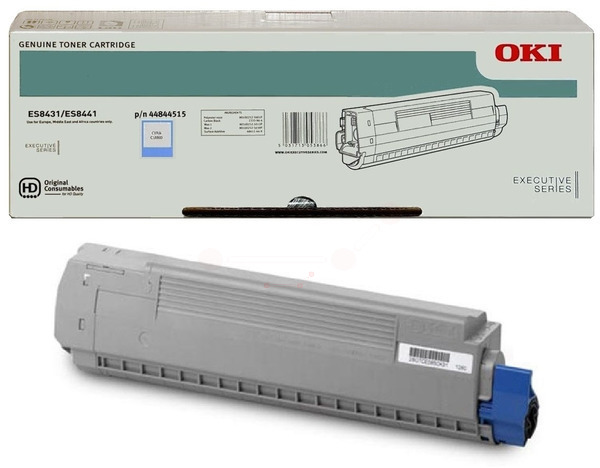 Original OKI 44844515 Toner Cyan