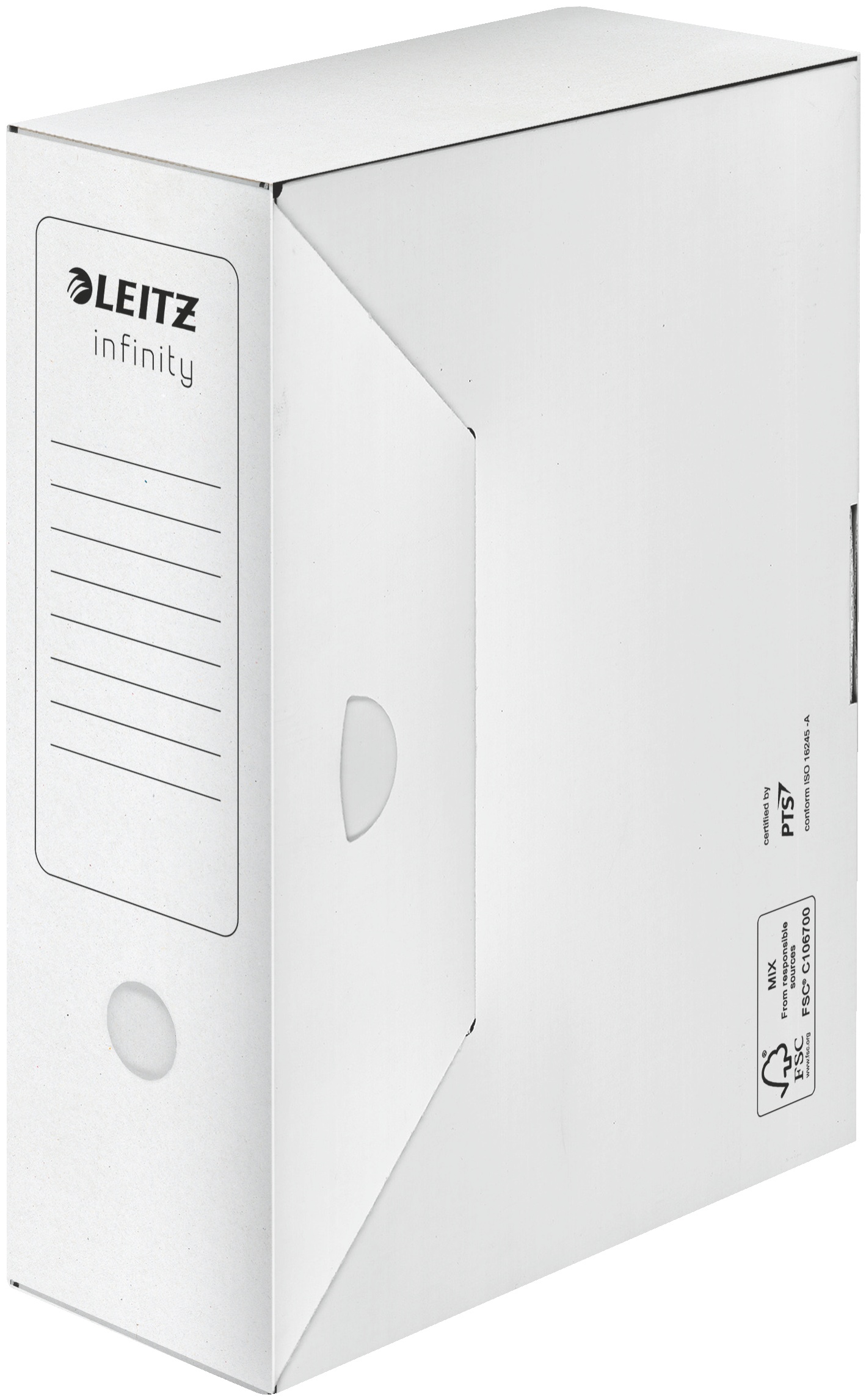 Leitz Archivbox | 10 x 33 x 25,5 cm | Weiß | 10er-Pack