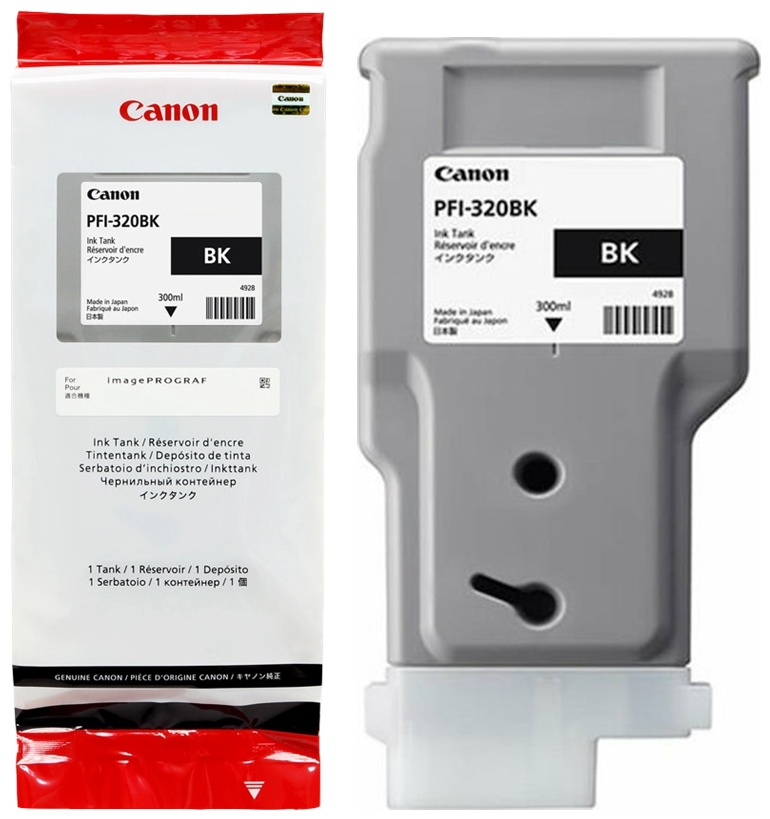 Original Canon PFI320BK | 2890C001 Tinte Schwarz XL ( 2025 )