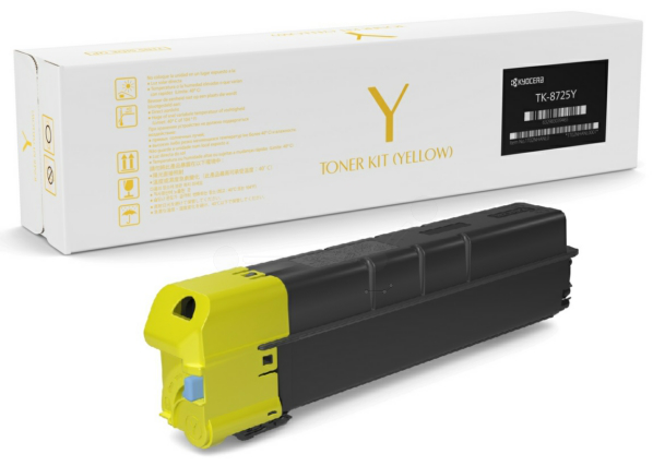 Original Kyocera TK8725Y / 1T02NHANL0 Toner Gelb