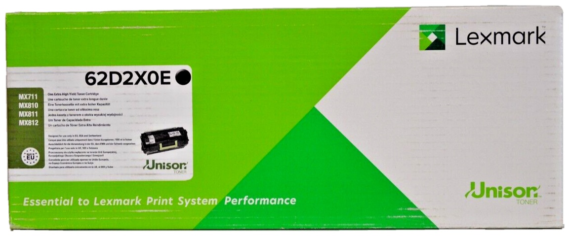 Original Lexmark 622XE | 62D2X0E Toner Schwarz XXL ( B-Verpackung )