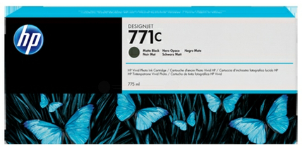 Original HP 771C | B6Y07A Tinte Matt Schwarz ( 2023 )