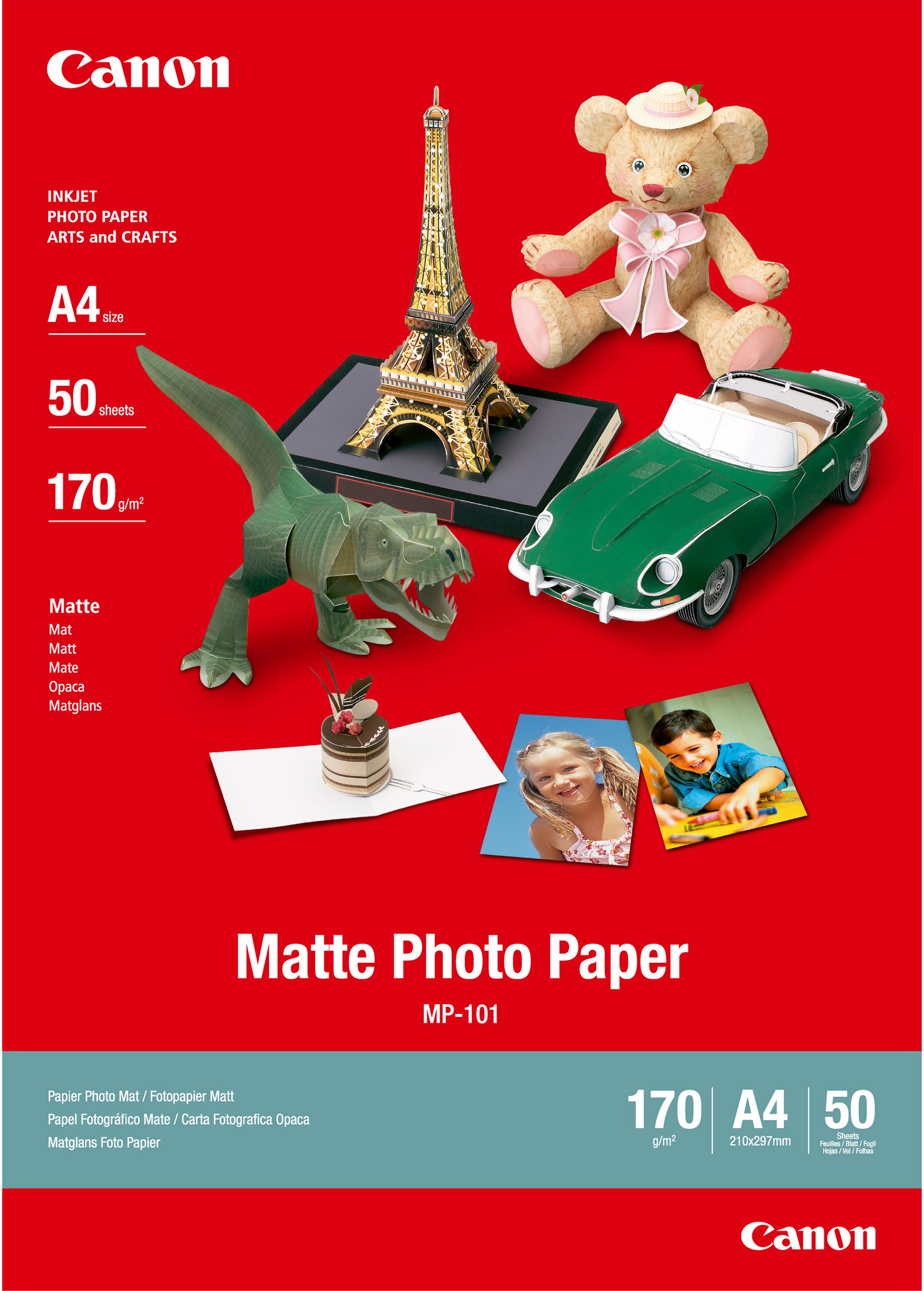 Canon Fotopapier MP-101 Matt | A4 | 170 g/m² | 50 Blatt