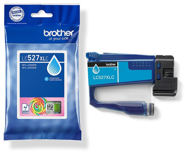 Original Brother LC527XLC Tintenpatrone Cyan XL