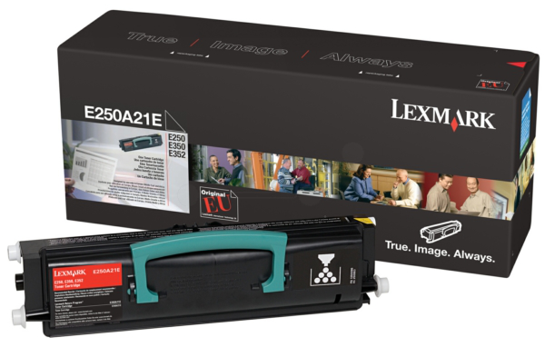 Original Lexmark E250A21E Toner Schwarz