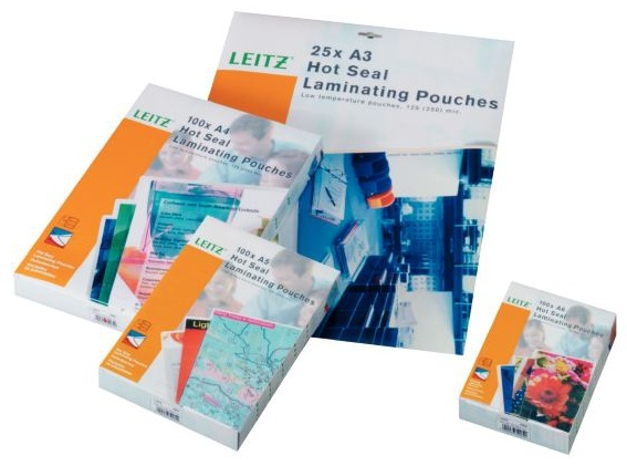 Leitz Laminierfolien A4 | 125 µm | glänzend | 25 Stück