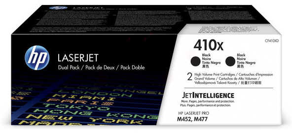 Original HP CF410XD | 410X Toner Schwarz | 2 Stück | XL