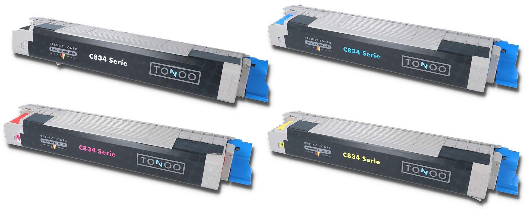 Tonoo® Toner ersetzt OKI C834 | C844 | C834nw | C834dnw | C844dnw | Set XL
