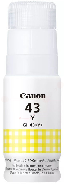 Original Canon GI43 Y | 4689C001 Tintenflasche Gelb