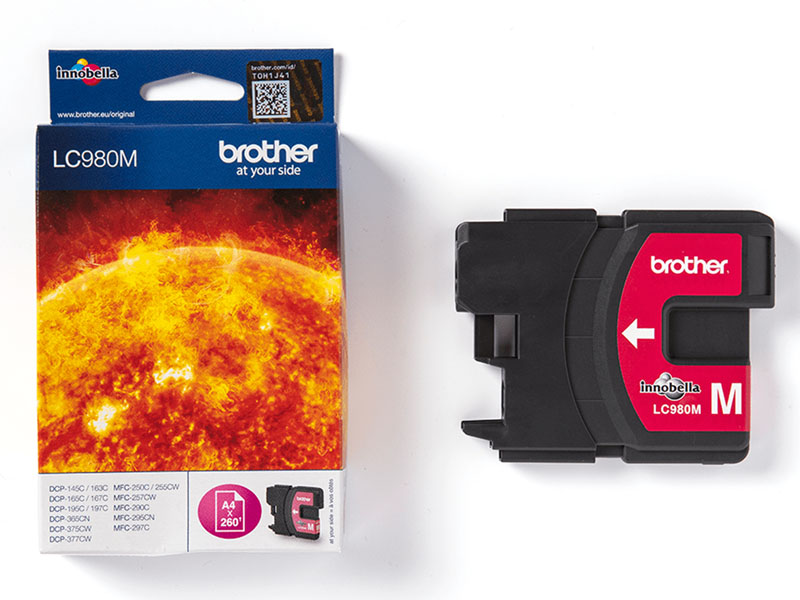 Original Brother LC980M Tinte Magenta ( 04.2025 )