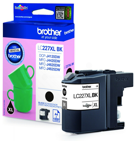 Original Brother LC227XLBK Tinte Schwarz XL