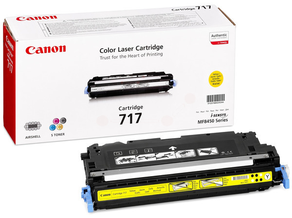 Original Canon 717 | 2575B002 Toner Gelb
