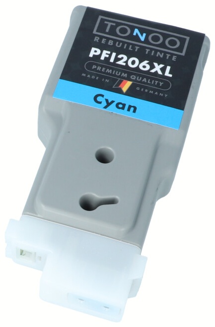 Tonoo® Tinte ersetzt Canon 5304B001 | PFI206C Cyan XL
