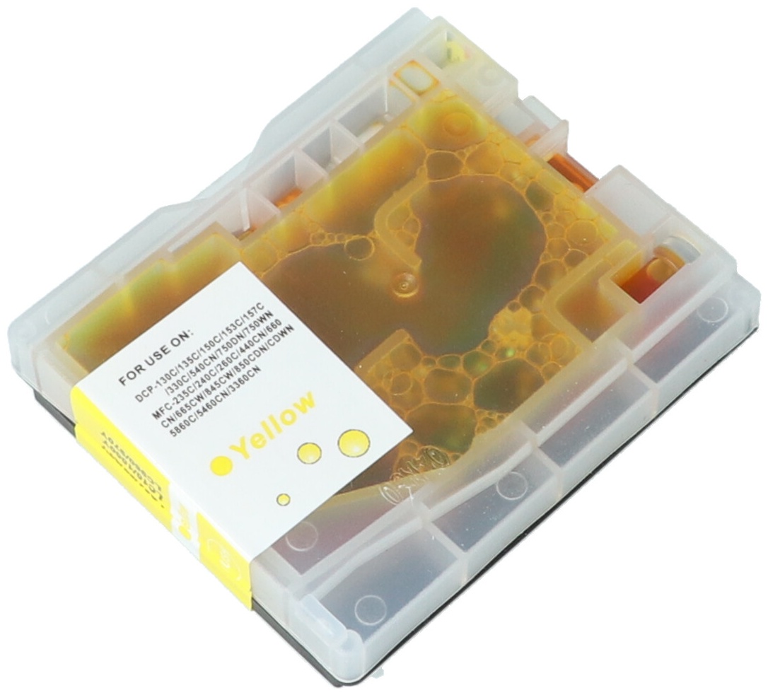 Tonoo® Tinte ersetzt Brother LC1000Y Gelb