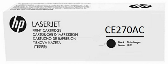 Original HP CE270A | CE270AC | 650A Toner Schwarz