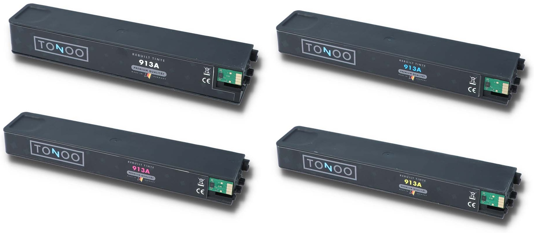 Tonoo® Tinte ersetzt HP 913A BK|C|M|Y Spar Set