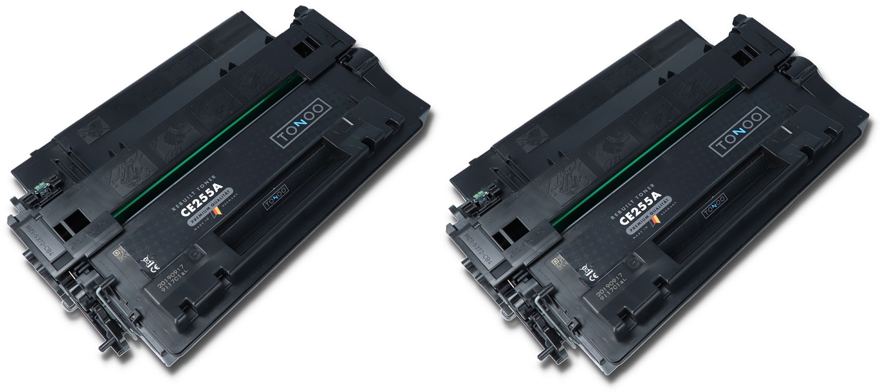 Tonoo® Toner ersetzt HP CE255AD | 55A Schwarz Doppelpack