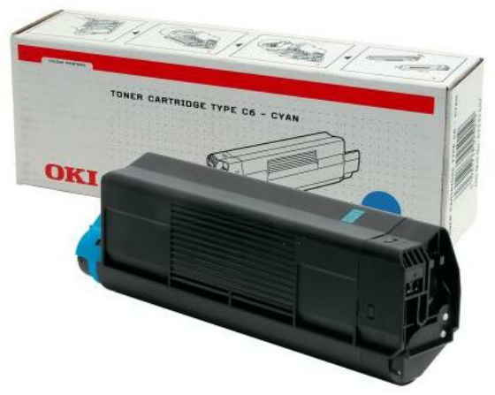 Original OKI 42127407 Toner Cyan