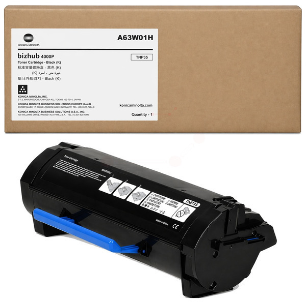 Original Konica Minolta TNP35 | A63W01H Toner Schwarz