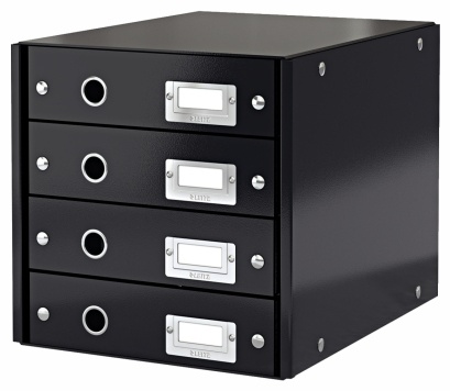 Leitz Schubladenbox Click & Store | Schwarz | Karton (60490095)