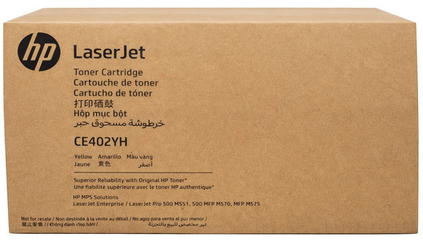 Original HP 507A | CE402YH Toner Gelb XL