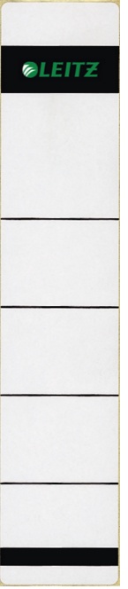 Leitz Ordneretiketten 1643 | Grau | für 5,2 cm Rücken | 10er-Pack