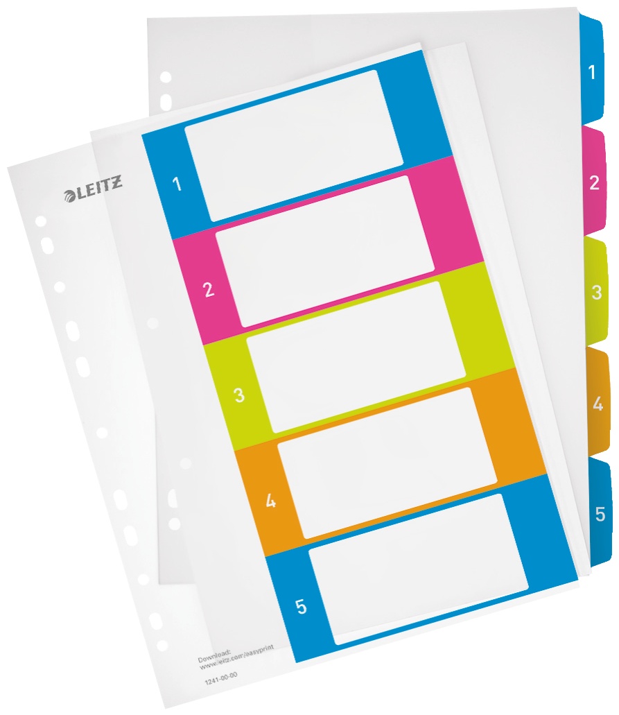 Leitz Register WOW | DIN A4 | 1-5 · 5-teilig
