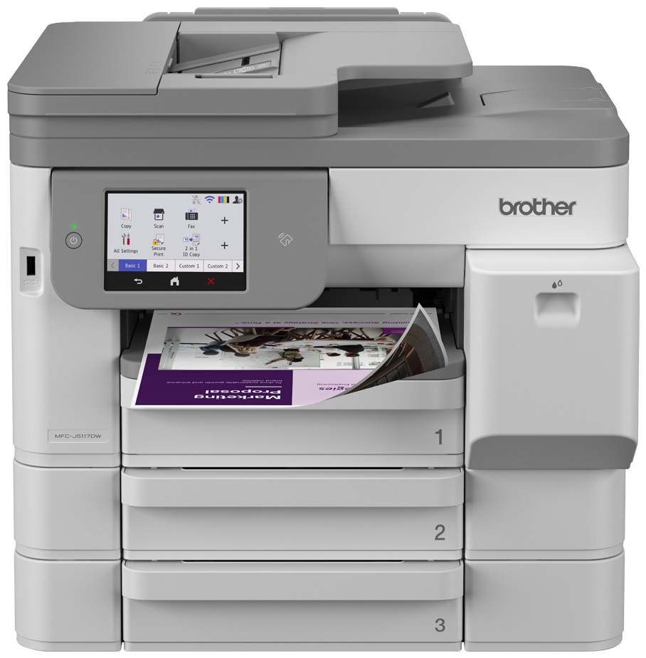 Brother MFC-J5117DW Farb Tinten Multifunktionsdrucker | A4 | 26 S./Min | WLAN