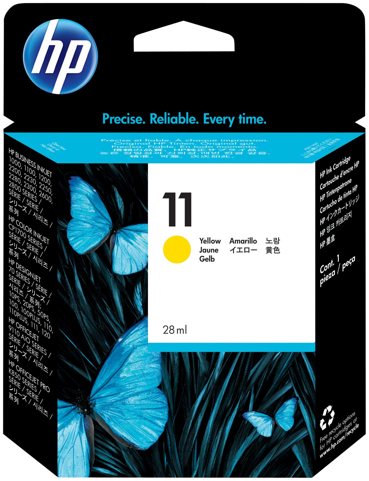 Original HP 11 | C4838A Tinte Gelb ( 2022 )