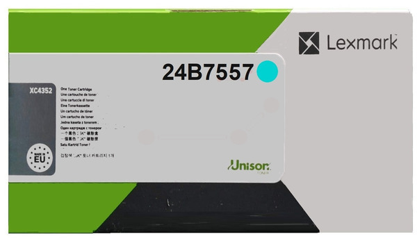 Original Lexmark 24B7557 Toner Cyan