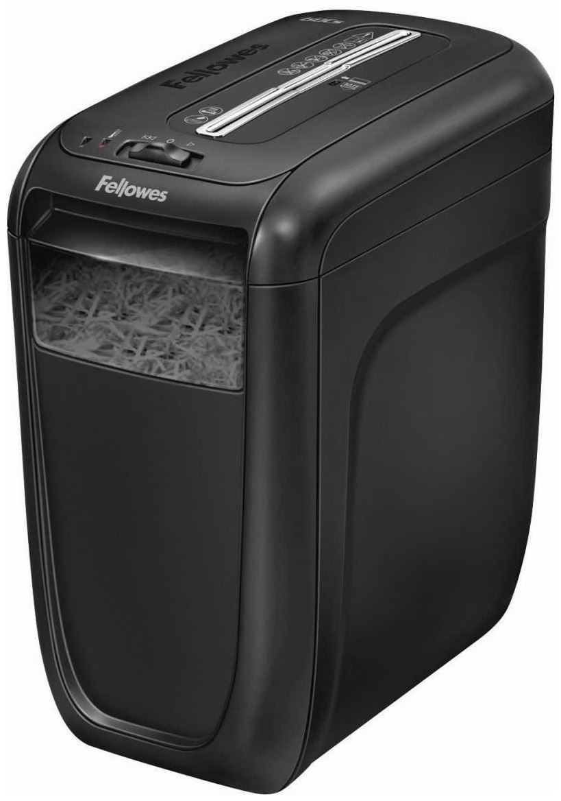 Fellowes 60Cs Aktenvernichter | P-3 Partikelschnitt | 10 Blatt | 22 l | Schwarz
