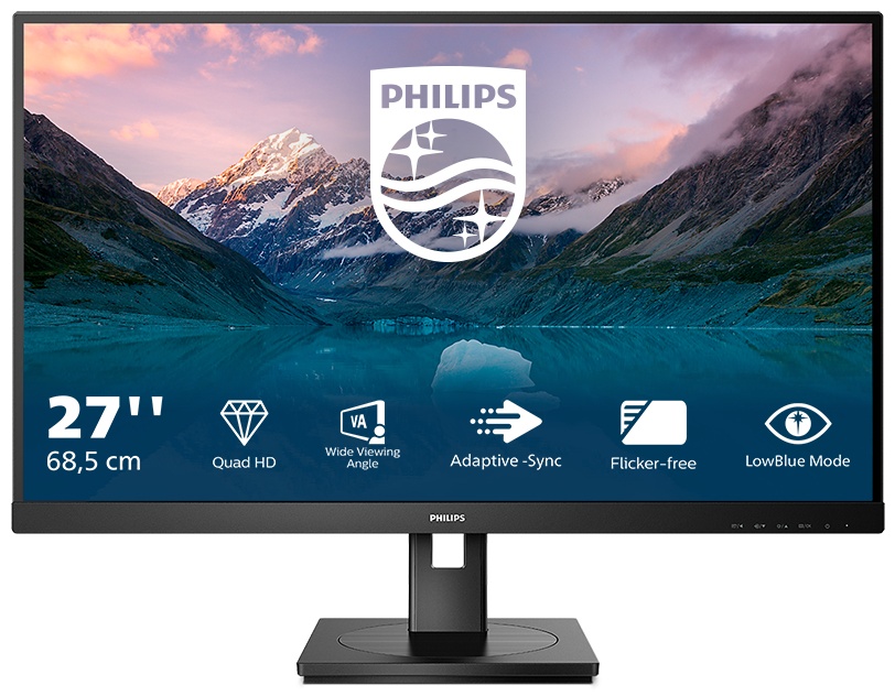 Philips 275S9JML/00 Monitor 27 zoll | 68,6 cm | WQHD | 2560 x 1440 | Schwarz