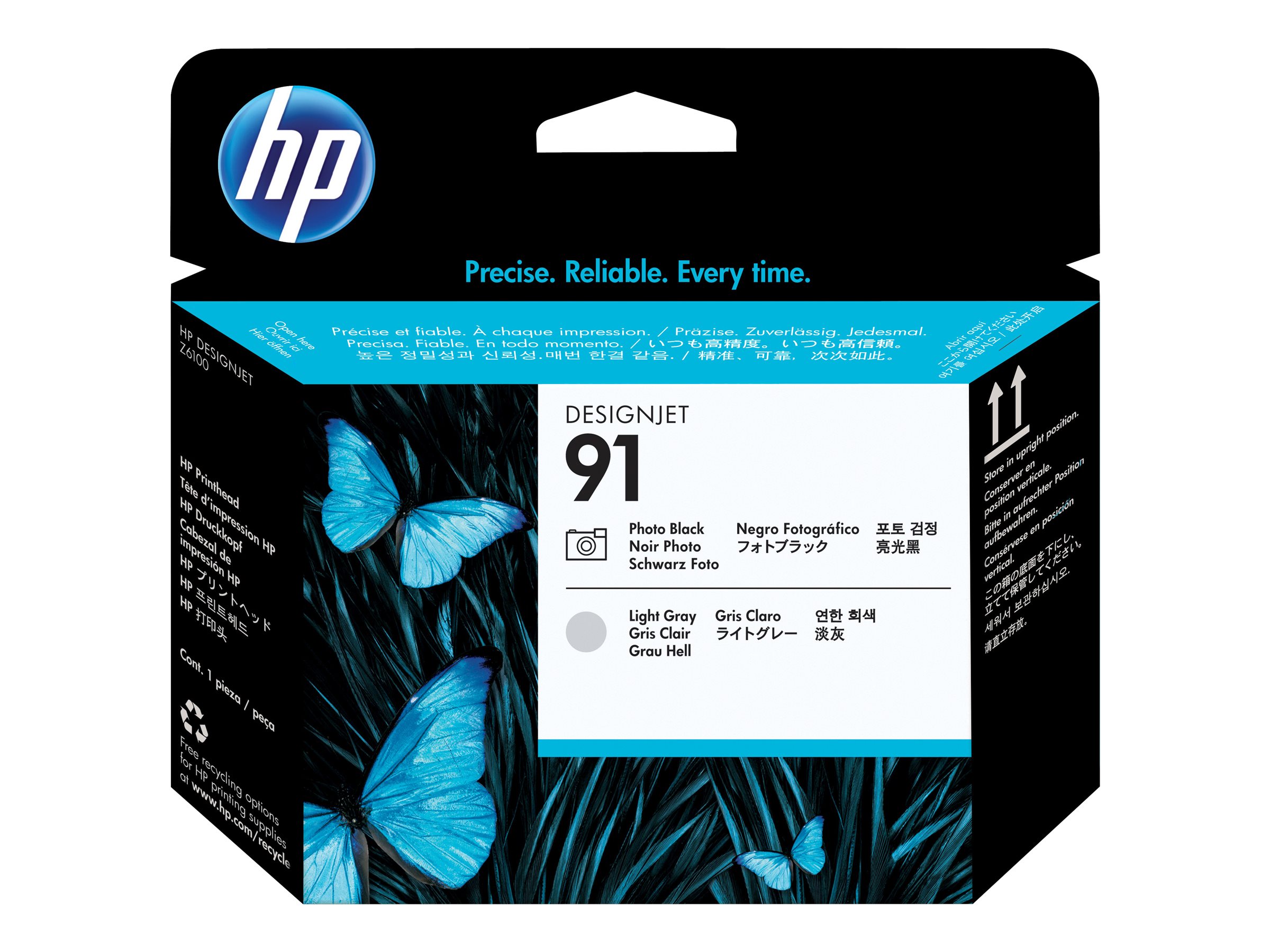 Original HP 91 | C9463A Druckkopf Foto Schwarz & hell Grau ( 2023 )