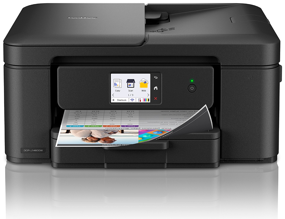 Brother DCP-J1460DW Farb Tinten Multifunktionsdrucker | A4 | 16 S./Min | Duplex | WLAN