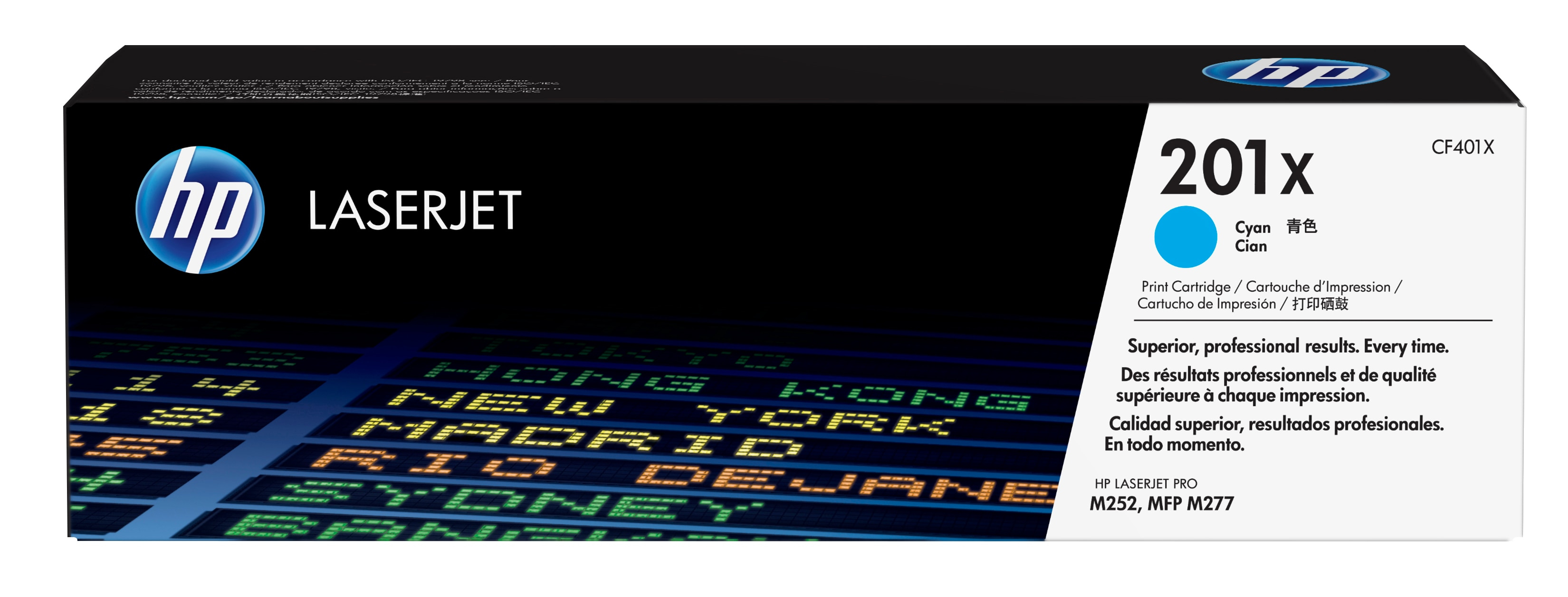 Original HP CF401X | 201X Toner Cyan XL
