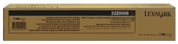 Original Lexmark 22Z0008 Toner Schwarz