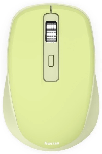 Hama WM-450 Maus | Funk + Bluetooth | 2× AAA-Batterie | 7 Tasten | 1600 dpi | Rechtshänder | Grün