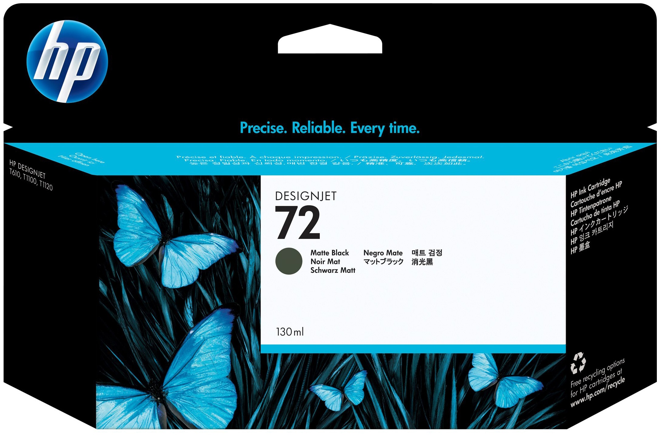 Original HP 72 | C9403A Tinte Matt Schwarz