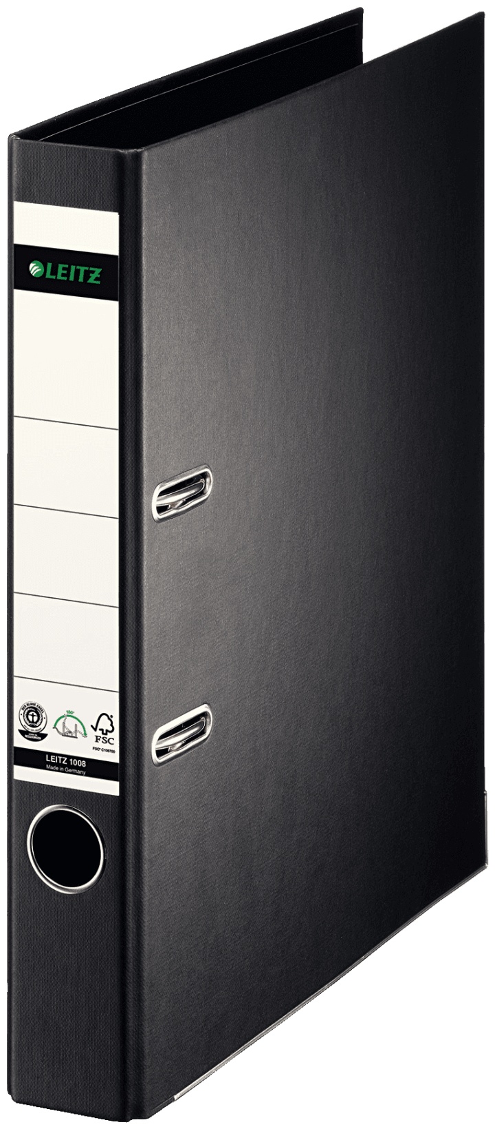 Leitz Ordner 1008 | DIN A4 | 5,2 cm | Schwarz
