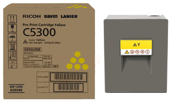 Original Ricoh 828598 | 828602 Toner Gelb
