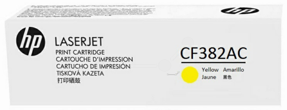 Original HP CF382A | CF382AC | 312A Toner Gelb