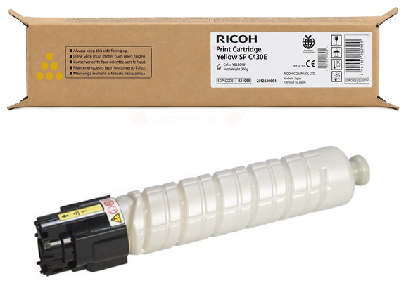 Original Ricoh 821095 | 821075 | 821205 | 821282 | TYPESPC430E | Toner Gelb