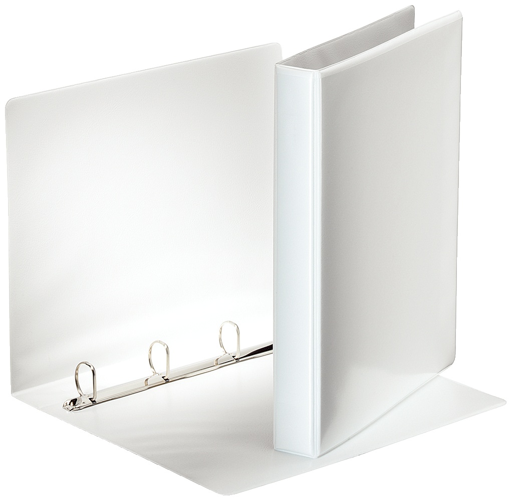 Esselte Präsentationsringbuch | DIN A4 | 4 Ringe | 4,4 cm | Weiß | 10er-Pack