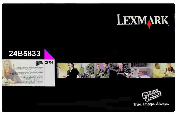 Original Lexmark 24B5833 Toner Magenta