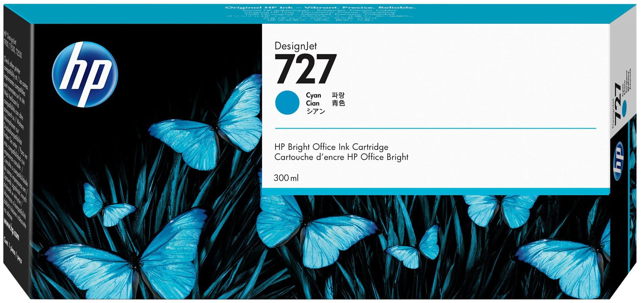 Original HP 727 | F9J76A Tinte Cyan XL ( 2025 )