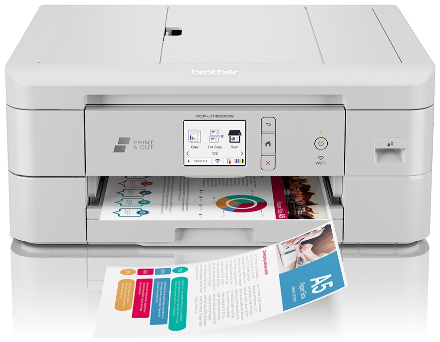 Brother DCP-J1800DWRE1 Farb Tinten Multifunktionsdrucker | A4 | 17 S./Min | Duplex | WLAN