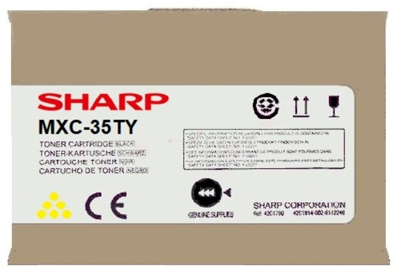 Original Sharp MX-C35TY Toner Gelb
