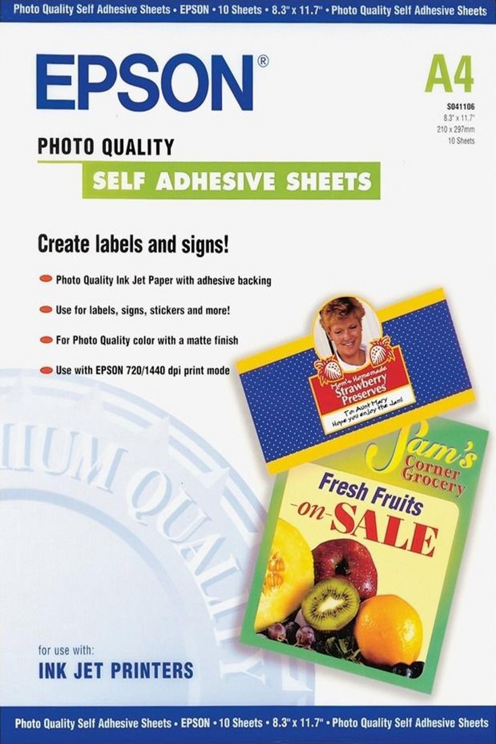 Epson Fotopapier S041106 Matt | A4 | 167 g/m² | 10 Blatt
