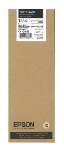 Original Epson T6361 | C13T636100 | Tinte Foto schwarz ( 2024 )